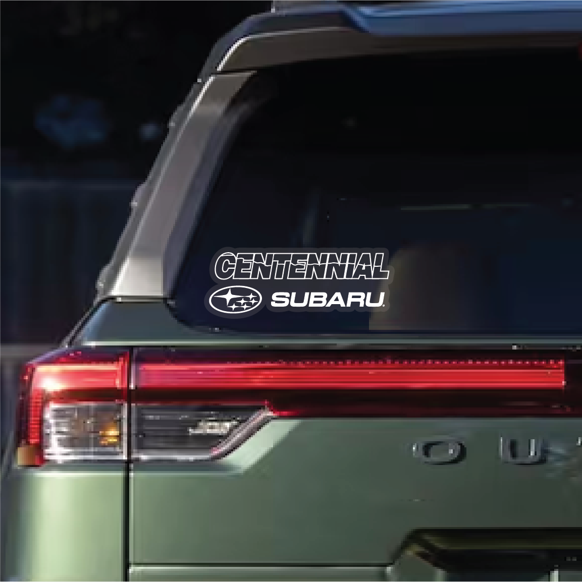 Centennial Subaru Car Decals