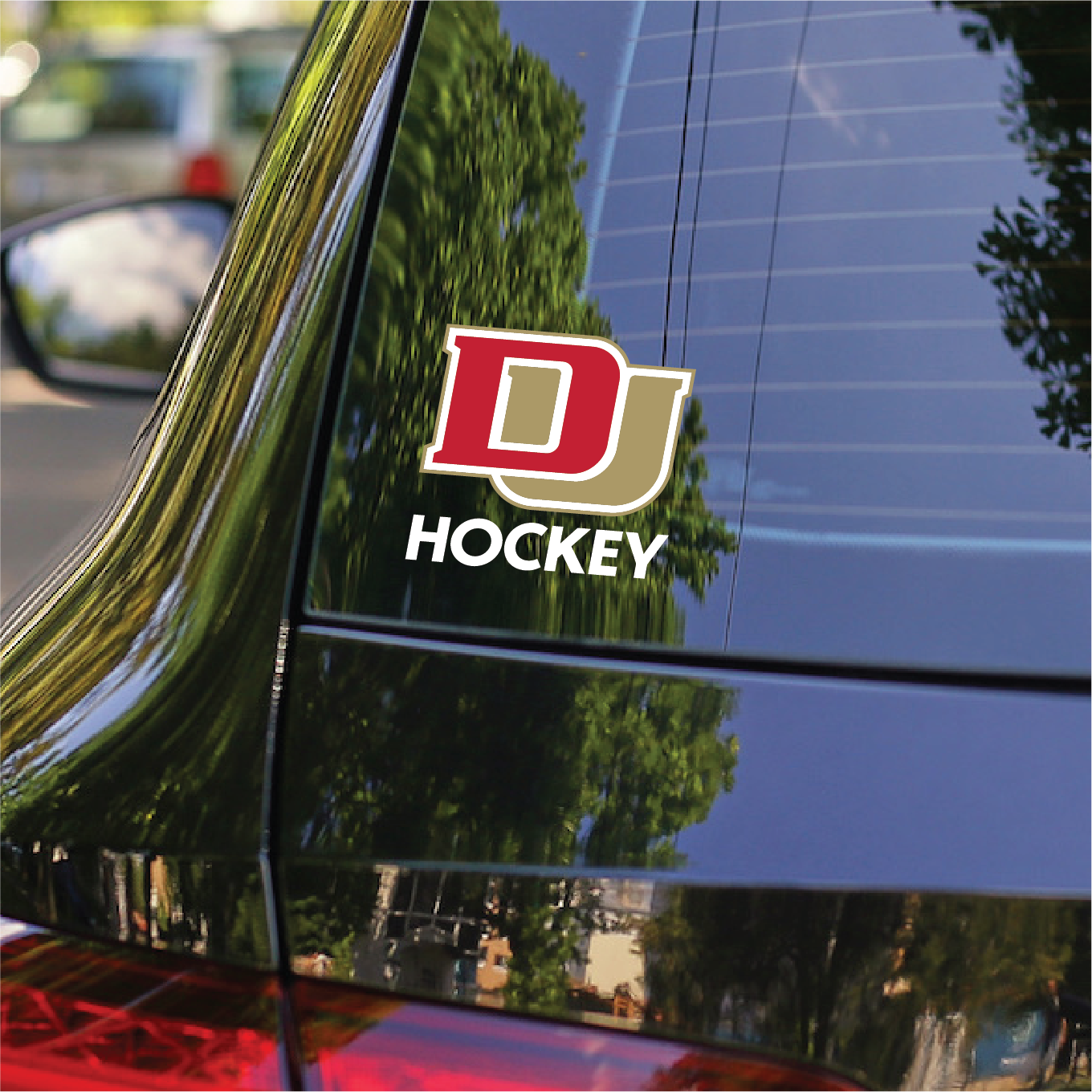 Denver University Hockey Car Decals